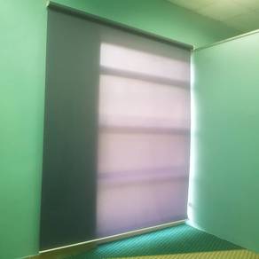 PASANG LANGSIR JENIS GULUNG l roller blind curtain