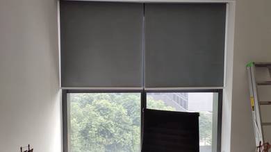 PASANG LANGSIR JENIS GULUNG l roller blind curtain