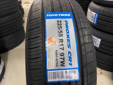 Tayar baru 225 55 17 Toyo proxes cr1 2024 tyres