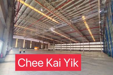 Detached Factory Warehouse For Rent At Bukit Minyak Industrial Area 🏭