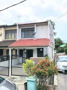 END LOT FREEHOLD Double Storey Terrace Taman Delima, Cheras, KL