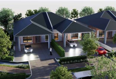 Super sized Semi Detached House at Matang 8.5 Mile, Kuching