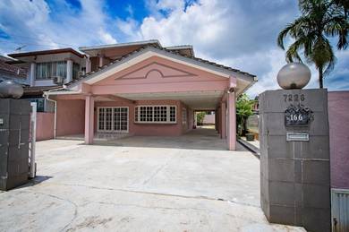 Double Storey Semi-D Stampin Barat (Huising) for Sale