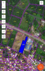 Kuching Serian Road 15th Mile Roadside Land for rent