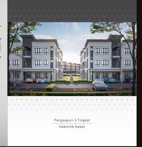 Jenderam hilir Apartment 3 Tingkat Freehold free partly furnished