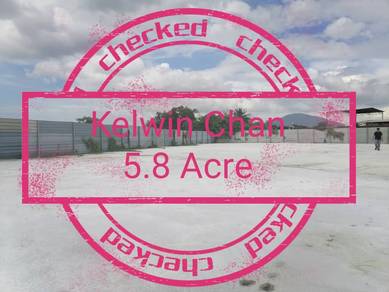 Industrial Land 5.8 Acre Perai Butterworth Penang
