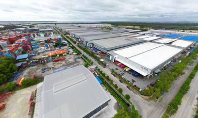 82ksf North Port Port klang Warehouse 50ft ceiling w loading bay
