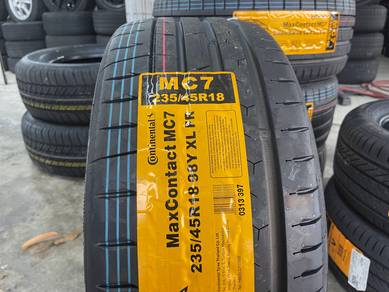 Tayar baru 235 45 18 Continental mc7 2025 new tyre
