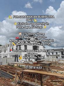 2.5 storey House @ Depo Link, Petra Jaya, Matang