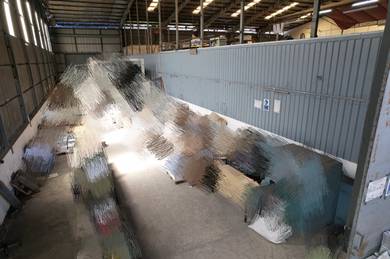 Inanam warehouses with oc for rent 1.7acre