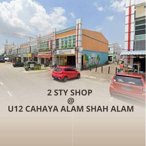 22x70 Shop Cahaya Alam U12 Shah Alam Next To Eco Ardence Setia Alam