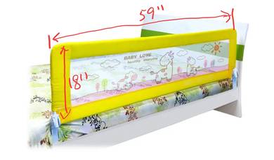 Baby bed rail guard, Koopers baby's car seat