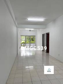 GROUND FLOOR Vista Indah Putra Apartment KLANG 1136sf FREEHOLD 3r2b