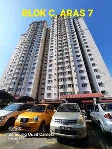 Apartment for sale at Pangsapuri Mawar Sentul, near LRT, school, shops