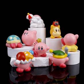 Game Kirby Mini Anime Figures 8Pcs/set Model Kirby