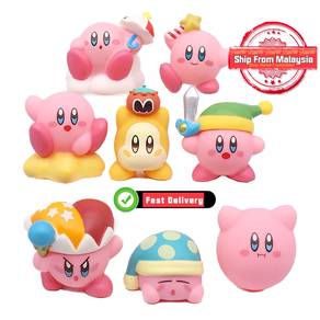 Game Kirby Mini Anime Figures 8Pcs/set Model Kirby