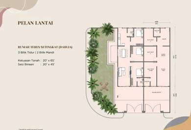 Rumah Teres Setingkat Tapah ZERO BOOKING FREE SPA MOT LEGAL FEE