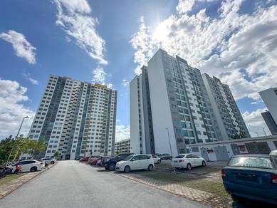 Seri Utama, 3r2b, 1000Sqft, New Unit, With Kitchen Cabinet & 2 Parking