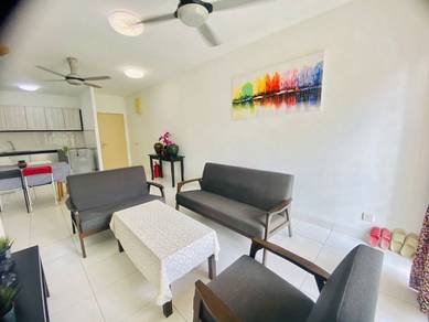 MURAH+FULLY FURNISHED‼️HARGA BOLEH NEGO‼️Seri Pinang Aprt Setia Alam