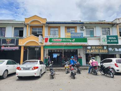 Sepanggar Taman Indah Permai double storey Facing Road Shop Lot For Sa