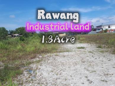 Rawang Sungai Bakau 1.8 Acre 77,929sf Non Bumi Industrial Land Murah