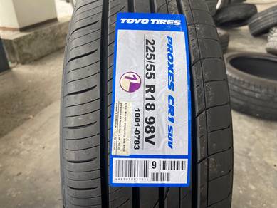 Tayar Baru 225 55 18 Toyo proxes cr1 suv 2025 new