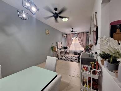 Tingkat 2, Fully Reno, Laman Suria Apartment, 100% Loan, Kajang Utama