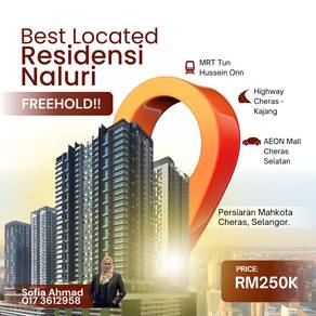 0 DEPOSIT Freehold Project 400m to MRT Bandar Mahkota Cheras