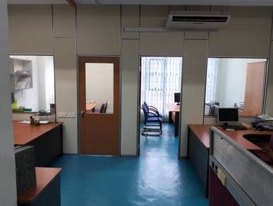 Office 1st Floor [Fully-Furnished] Tmn Samudera- Near Giant Bt Caves