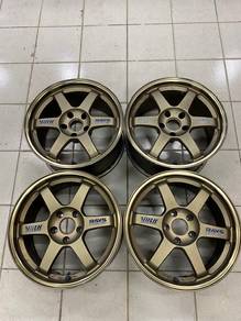 Rays TE37 5/114.3 17"Original Made In JAPAN (Used)