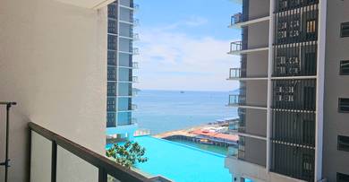 JESSELTON RESIDENCE @ POOL & SEA VIEW  👍❤️💥Great Urban Living in KK