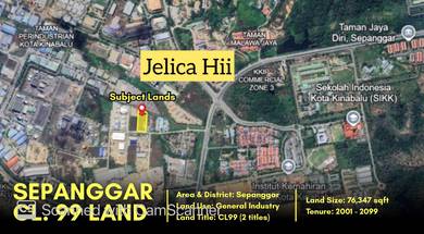 CL99 industrial Land | Sepanggar industrial Land| KK