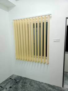 WE INSTALL OFFICE CURTAIN l langsir pejabat lurus