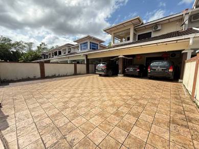 Stutong Double Storey Corner House For Sale, Extended Kitchen