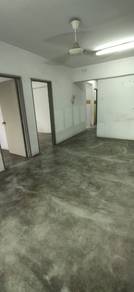 Basic unit all room with fan at Sri Rakyat apartment, Bukit Jalil
