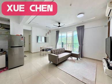 {KEY ON HAND} IDEAL RESIDENCY 850sf FULLY FURNISHED 2cp HILL VIEW USM