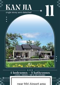 Single Storey Semi Detached - Near Miri Airport
