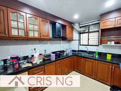 Mutiara Heights 850sf Fully Renovated Kitchen Cabinet Jelutong EGATE