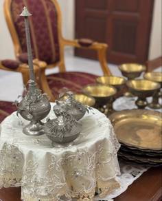 Set Dulang Hantaran Tembaga & Set Merenjis