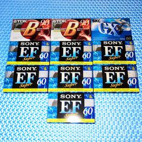 Combo Type-I Blank Audio Cassette Tape Lot of 10
