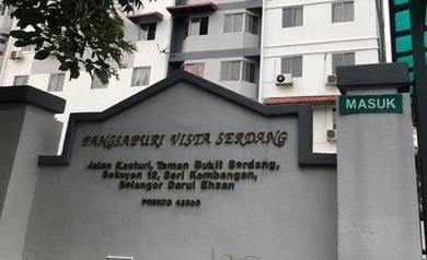100Loan✔️0Depo✔️860sf✔️ Pangsapuri Vista Serdang Seri Kembangan