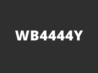 WB4444Y