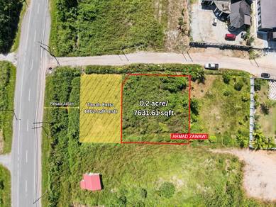 7632sqft,Lot Bungalow,Freehold,Depan Jalan besar-Slim River,Perak