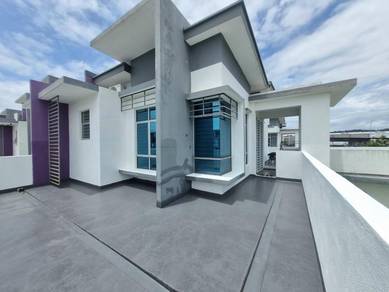 Kitchen Extended 2 Storey Terrace Hillpark Puncak Alam, Saujana Utama