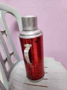 Twin Tower Thermos Old Flasks 