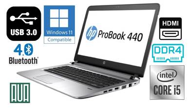 Hp 440 G3 Intel I5 6th SSD Laptop Ultrabook Win11