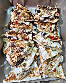 Spinach and Mushroom Quesadillas