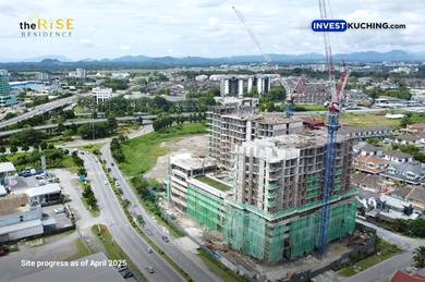 NEW! 2 Bedroom Apartment, The Rise at Jalan Hup Kee Hui Sing, BDC