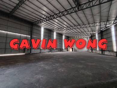 Juru main roadside warehouse for rent
