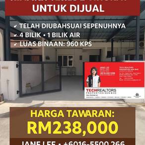 Rumah Teres 2 Tingkat Untuk Di Jual – Taman Bersatu, Simpang Pulai